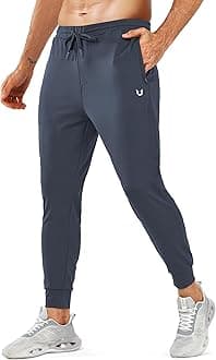 NORTHYARD Men's Joggers Pants with Zipper Pockets Lightweight Sweatpants Athletic Running Workout Track Pants for Men