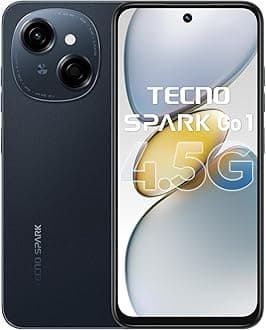 Tecno Spark GO 1 (Startrail Black, 3GB+64GB)| 4+ Years Lag Free Fluency | 6.67" 120Hz Smooth Display | 6GB* Bigger RAM | in-Built Infrared Remote | Dual Speakers with DTS | AI Call Noise Reduction