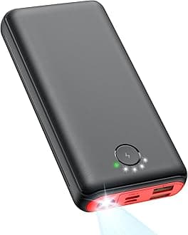 JIGAPortable Charger Power Bank 30000mAh - USB C Fast Charging 22.5W External Battery Pack Cell Phone Charger with Flashlight for iPhone 15/14/13/12 Series, Android Samsung Galaxy Travel Camping