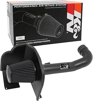 K&N Cold Air Intake System: Dry-Flow Air Filter, Increase Performance & Towing: Compatible with 2014-2020 Chevy/GMC/Cadillac Silverado 1500, Suburban, Tahoe, Sierra 1500, Yukon, Escalade, 71-3082