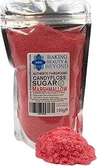 Baking Beauty and Beyond Premium Candy Floss Sugar 100g - Marshmallow Flavour