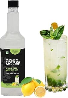 Sugar free Mint Mojito Syrup | For Cocktail, Mocktail, Sodas, Ice-teas and more | Diabetic Friendly | Concentrated Syrup | Ready to mix | Premium Syrup | 750ml