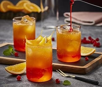 Vision Glass Set of 6, 295 ml, Borosilicate Glass, Microwave Safe (Transparent), 6 Count (Pack of 1) (BV430100002EC)