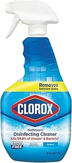 Clorox Disinfecting Bathroom Cleaner Spray, 30 Fluid Ounces