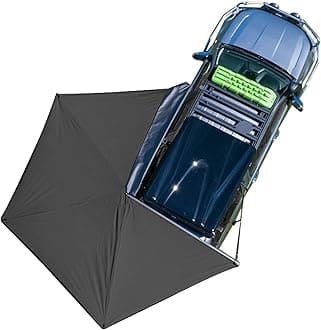 Retractable Side Awning for Car - Fully Automatic Folding Speed Opening - Outdoor 270 Degree (2.5M)