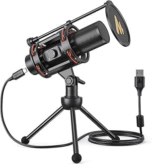 MAONO PM471 Condenser Cardioid Desktop USB Microphone - 810964