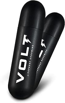 VOLTGrooming Instant Beard Color ECO 2 Pack Refill - Smudge and Water Resistant Quick Drying Brush on Color for Beards, Mustaches, and Eyebrows, Auburn (Red)