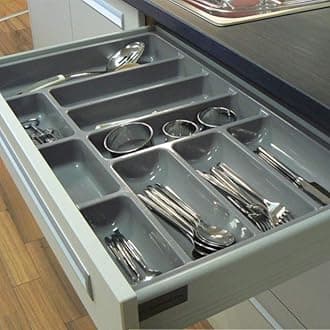 FittingsCo Plastic Cutlery Tray For Kitchen Drawers, Various Sizes/Formations
