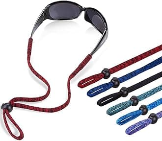 SHINKODA 6-Pack Glasses Strap - Universal Eyeglass Lanyard - Eyewear Retainer Cord for Reading, Safety, Sports & Sunglasses