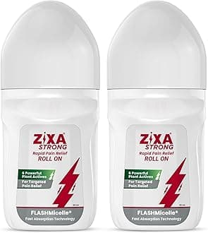 Strong Roll On : Rapid Pain Relief for Headache, Migraine, Muscle Pain, Knee Pain, Joint Pain, Shoulder Pain, Body Pain, Leg Pain and Back Pain, 50ml (Pack of 2)