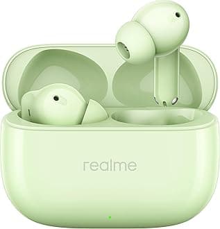 realme Buds N1 True Wireless in-Ear Earbuds with 46dB Hybrid ANC, 360° Spatial Audio, 12.4mm Dynamic Bass Driver, Upto 40Hrs Battery and Fast Charging (Energizing Green)
