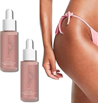 Sunless Tanning Drops To Drink, Drinkable Sunless Tanning Drops, Moisturizing Tanner for Face and Body, Enhancing Your Natural Skin Tone, for All Skin Types (2PC)