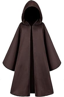 TOGROP Knight Costume for Kids Robe Hooded Boys Cloak Cosplay 4-13 Years