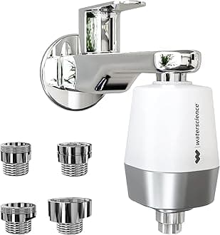 WaterScience CLEO Hard Water Softener For Tap and Shower | Water Softener For Home | Hard Water Filter For Tap - CLEO-SFU-717