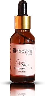 Face Serum Anti-Ageing Night Recovery Moisturizer with Squalane for Hydrating, Goji Berries for Skin Brightening, Snow Lotus for Sebum Control & Evening Primrose for Wrinkle Reduction (30 ml)