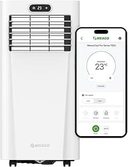 Meaco MeacoCool Pro Series 7000 Portable Air Conditioner - Wi-Fi enabled with Meaco App, Low Energy, Low Noise, Free Flexible Window Kit