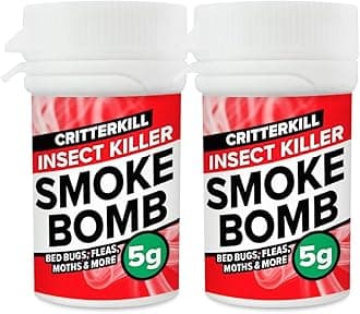 CritterKill 5g Smoke Bomb Fogger For Fleas, Bedbugs, Moths and All Insects | Professional Strength (2)