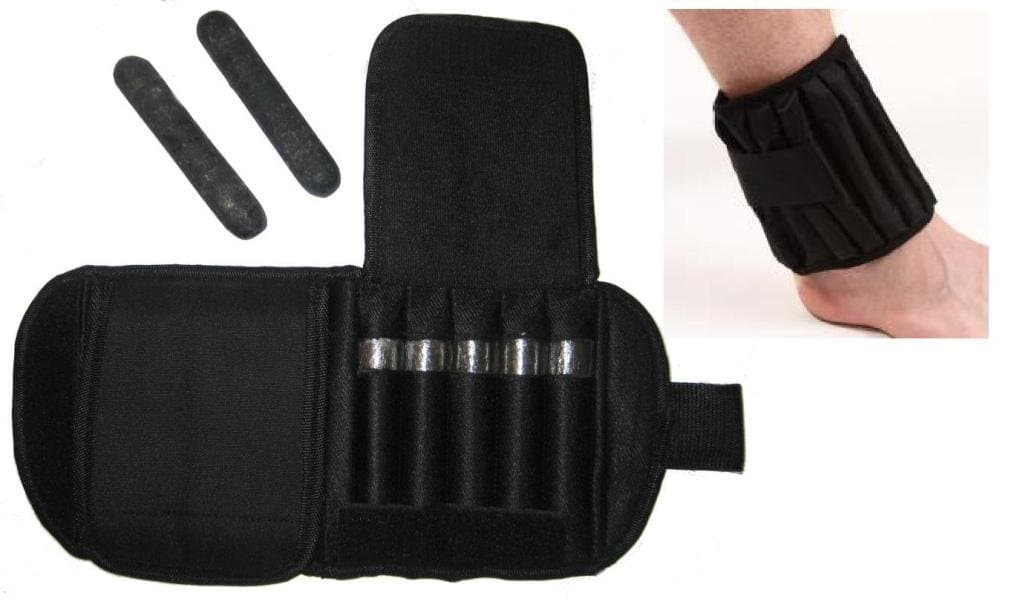 10 lbs Adjustable Ankle Weights-PAIR (SLIM FIT) With Iron Rods ZORI Brand [Misc.]