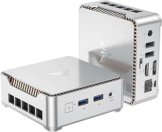 KAMRUI Essenx E2 Mini PC, 12th Gen Alder Lake- N97(up to 3.6GHz), 16GB DDR4 RAM 1TB M.2 SSD, Mini Computer Support 4K Display/USB3.0/WiFi/BT/Gigabit Ethernet Mini PC Home/Office