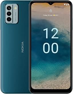 Nokia G22 Dual-Sim 128GB ROM + 4GB RAM (GSM only | No CDMA) Factory Unlocked 4G/LTE Smartphone (Lagoon Blue) - International Version