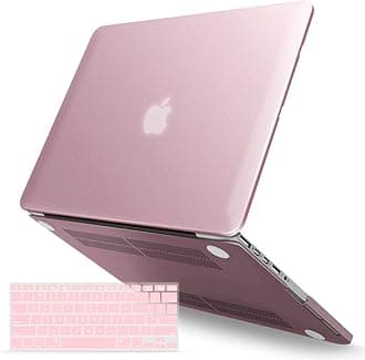IBENZER Compatible with MacBook Pro 15 Inch Case 2012-2015, Soft Touch Hard Case Shell Cover with Keyboard Cover for Apple MacBook Pro 15 with Retina Display A1398, Rose Gold, R15MPK+1A