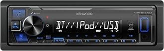 KMM-BT270U Bluetooth Digital Media Car Stereo Receiver with USB Port – AM/FM Radio, MP3 Player, High Contrast LCD, Detachable Face Plate, Single DIN, 13-Band EQ