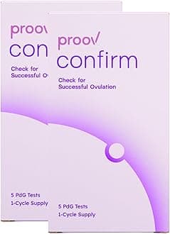 Proov Confirm Implantation & Pregnancy Readiness Test - FDA Cleared Advanced Women’s Fertility Kit - Exclusive Progesterone Scoring System -2 Kit -Fertility & Hormone Tracker -Use with Ovulation Tests