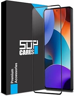 Tempered Glass for Redmi Note 12 Pro Plus, Redmi Note 12 Pro and Poco X5 Pro (6.67 Inch) With Installation Kit | Military-Grade Gorilla Screen Protector | Edge to Edge Coverage | Black