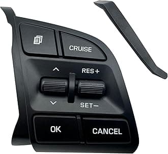 96720D32004X Steering Wheel Cruise Control Switch Fit for Hyundai Tucson 2015 2016 2017 2018 2019 Right Side Remote Cruise Control Buttons Replace 96720-D32004X 96720-D3200 with Disassembly Tool