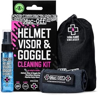 Visor, Lens and Goggle Cleaning Kit - Black/Blue