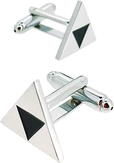 Cufflinks For Men's The Triforce Zelda Steel Colour | Original Cufflinks For Shirts | For Men and Boys | Gifts For Weddings, Communions, Baptisms and Other Events