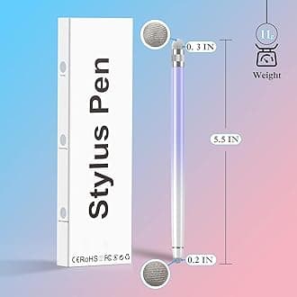Bopomofo 2PCS Stylus Pens for Touch Screens,Stylus Pen for iPhone/iPad/Tablet Android/Microsoft Surface,Compatible with Touch Screens(Purple/Blue)