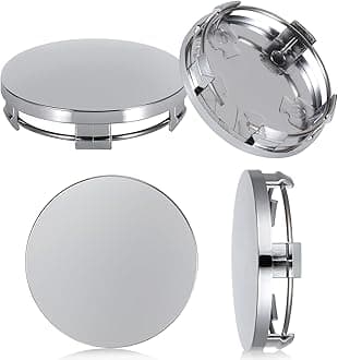 4Pcs Hub Centre Caps 60mm, Universal Wheel Hub Caps, Stable Car Wheel Center Hub Caps Replacement Compatible with VW and Audi Alloy Wheel, Silvery (OD 60mm ID 56mm)