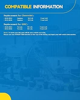 PHILTOP Front Left CV Axle for Chevrolet Equinox 2010-2016, GMC Terrain 2010-2016, 66-1518 CV Axle Shaft 1 PCS