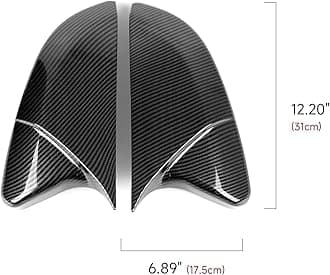 Car Rearview Mirror Guard Cover Decals for Honda Civic 2016 2017 2018 2019 2020 2021 10th Gen Accessories ABS Carbon Fiber Exterior Stickers