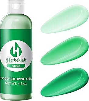 Green Gel Food Coloring – 4.5 oz Professional Grade Concentrated Food Dye, Gel Based Coloring for Icing, Baking, Cake Decorating & Cookies