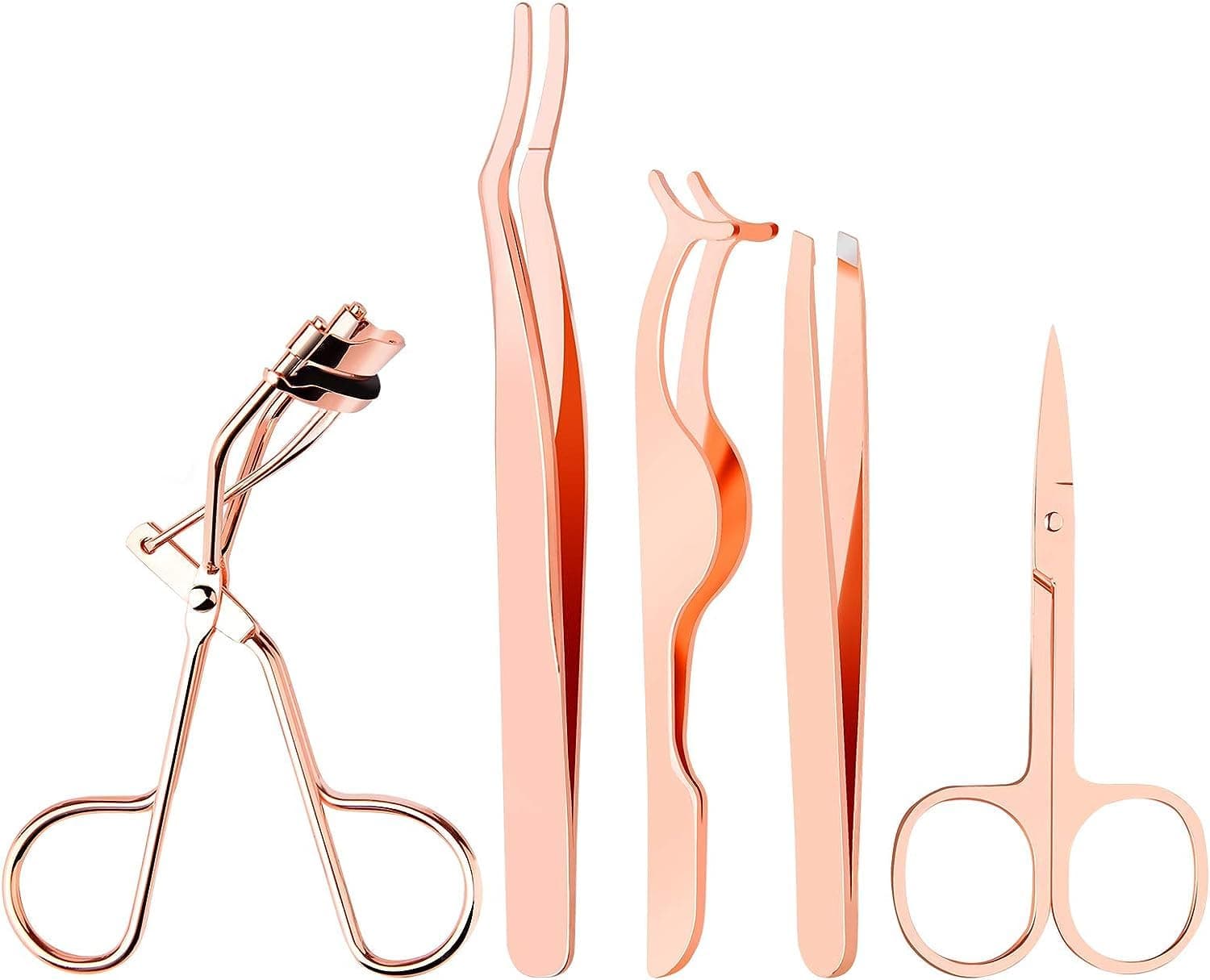 ORiTi 5 Pieces Eyelash Applicator Tool,False Eyelashes Applicator,Eyelashes Tool,Eyelashes Curlers