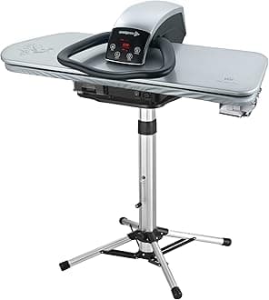 Steam Ironing Press 101HD Silver Heavy Duty Professional 101cm with Stand by Speedypress (+ Free Iron Attachment, Anti-Scale Water Filter, Replacement Cover & Foam Underfelt)