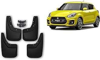WolkomHome Car O.E Type Mud Flaps Mud Guard for Maruti Swift New 2018-2021