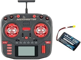 Boxer Max Version with CNC AG01 Hall Gimbals Carbon Fiber 2.4G 16ch Transmitter Remote Control ExpressLRS Mode 2 (ELRS-Red with 6200)