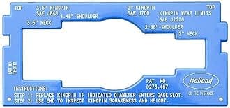 Saf Holland Kingpin Gauge - TF-0110 Blue