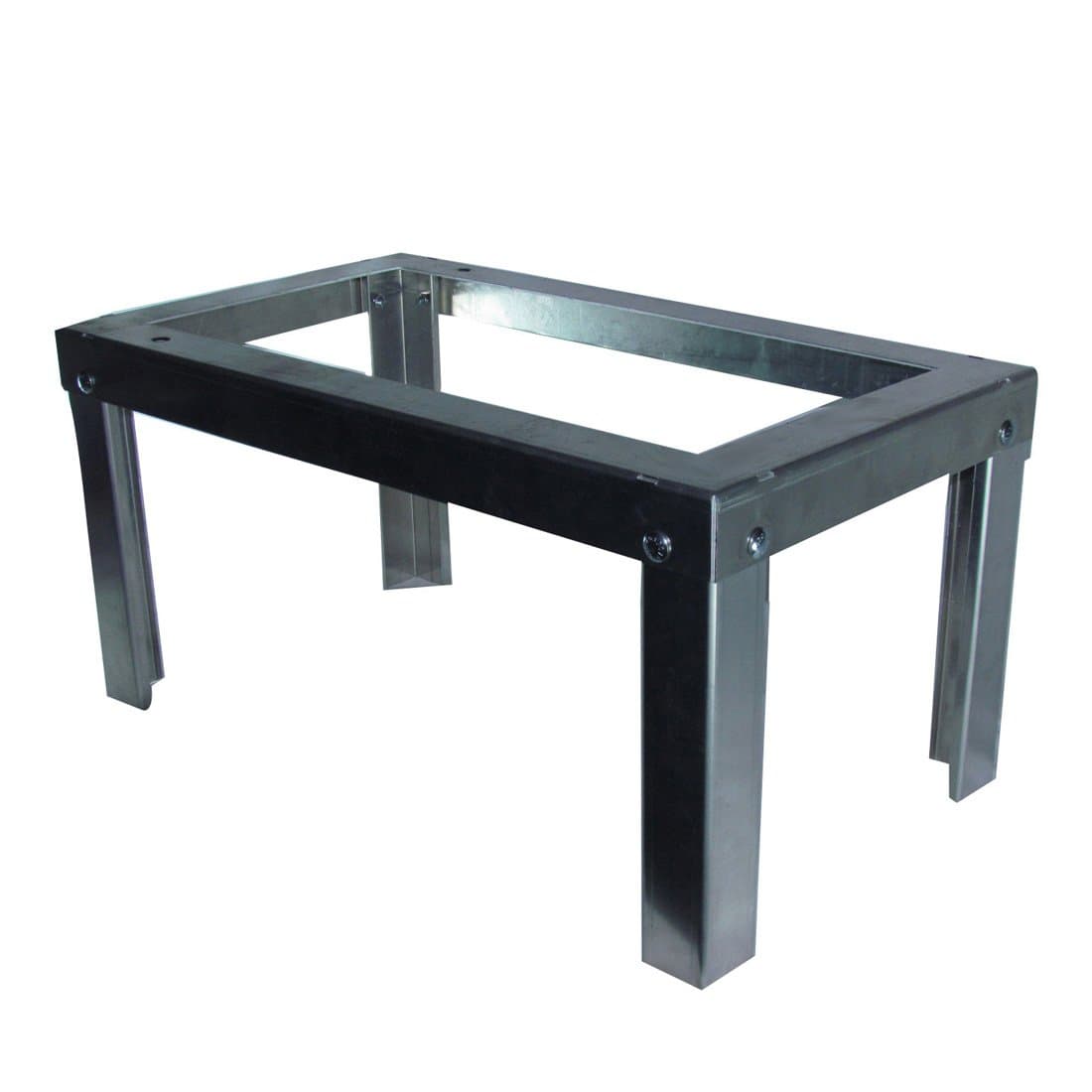 Mini Split Aluminum Table - Ductless Heat Pump Support - Condenser Mounting Table for Air Conditioner. Patent Pending Design – Made From Rust Free Commercial Aluminum – Supports 9000 Btu to 36000 Btu Mini Split Systems & Made to Last!