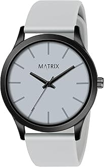 Minimalist Dial with Softest Silicone Strap Analog Wrist Watch for Men & Boys