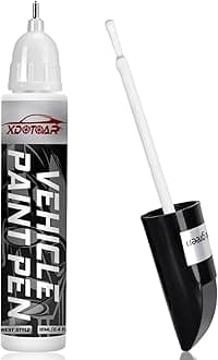White Car Paint Touch Up Pen, Color Accurate Touch Up Paint for Cars, Professional Automotive Scratch Repair, Lasting Auto Scratch Remover, Fast Dry, Easy to Use, Safe and Washable, Versatile Use