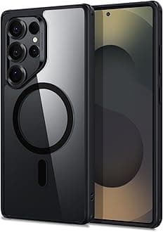 ESR for Samsung Galaxy S25 Ultra Case, Compatible with MagSafe, Magnetic Case for Galaxy S25 Ultra, Military-Grade Protection, Yellowing Resistant, Classic Series, Clear Black