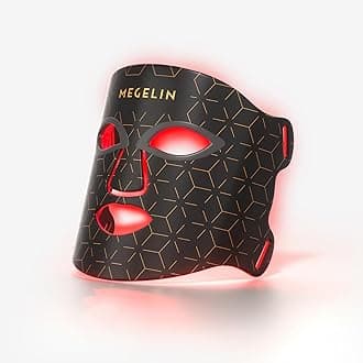MEGELIN 7 Colors Led Light Therapy Facial Mask, Face Light Therapy Mask for Face, Reduce Wrinkles Smooth Skin, Infrared Light Skin Rejuvenation