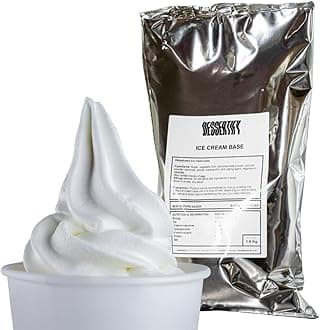 Classic Ice Cream Powder Mix 1.6Kg - Luxury Soft Serve - Superior Creamy Taste - Use Commercially Or at Home - Up to 128 Servings (12)