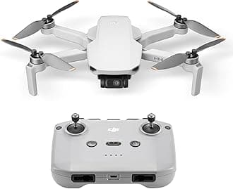 DJI Mini 4K Drone with Camera, 4K UHD Camera Equipped Drone, Less Than 249 g, 3-Axis Gimbal Image Stabilization, 10 km Video Transmission, Automatic Return, Wind Resistance, Flight Time 31 Minutes
