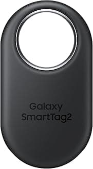 Galaxy SmartTag2, Bluetooth Tracker, Smart Tag GPS Locator Tracking Device, Item Finder for Keys, Wallet, Luggage, Pets, Use w/ Phones and Tablets Android 11 or Later, 2023, 1 Pack, Black