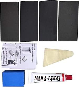 4 in 1 Car Body Putty Scratch Filler Painting Pen Assistant Soil for Deep Scratch Pit Easy Repair Automotive Scratch Filler Kit Durable Scratch Filler for Car Paint Pen (Accessories, Car Body Putty)